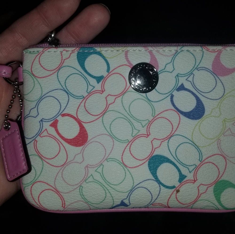 Coach Multicolor Wristlet
